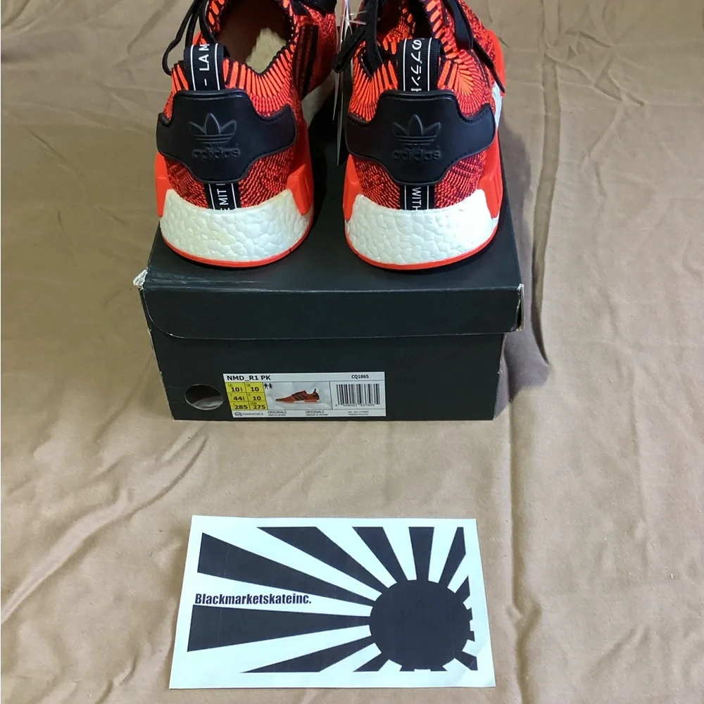 Adidas NMD_R1 Primeknit AI Camo Pack 1 of 900 Red Apple 2.0 CQ1865 Men Size 10.5